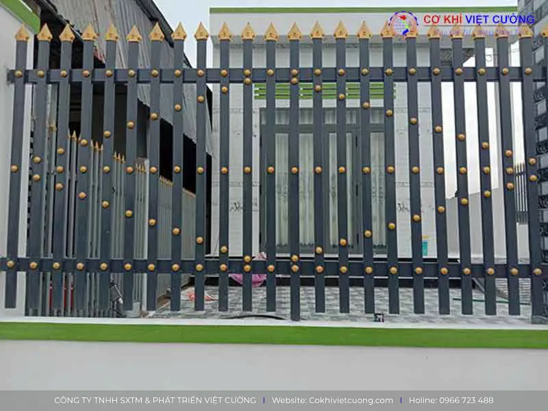 Mẫu hàng rào sắt đẹp
