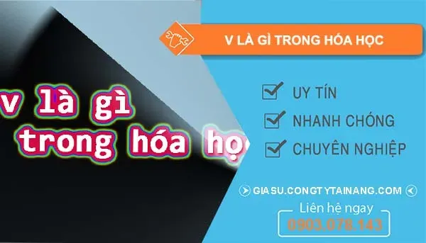Hình ảnh ký hiệu V trong hóa học và cấu trúc bảng tuần hoàn