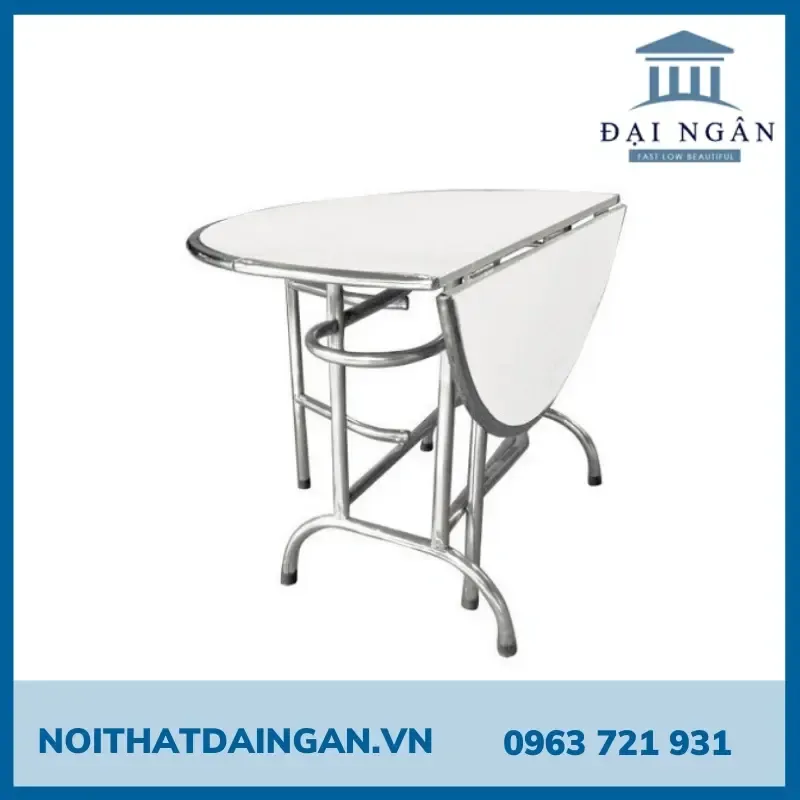 Bàn tròn inox 304 1m2 hàng thanh lý đa kiểu dáng