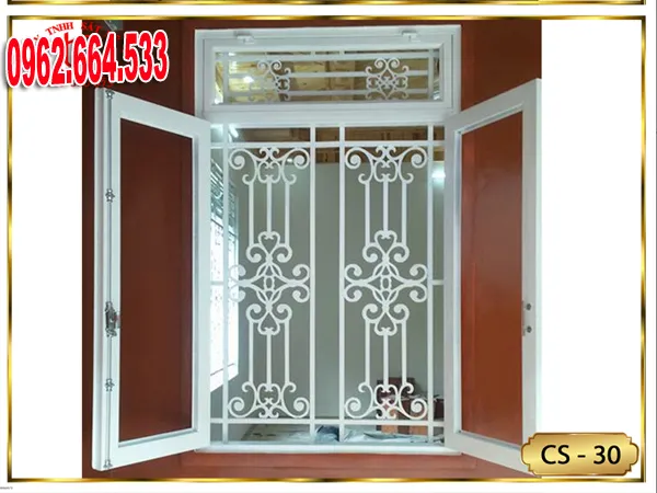 Hoa cửa sổ sắt mỹ thuật hiện đại