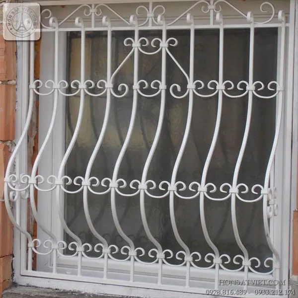 Khung hoa sắt cửa sổ dành cho cửa lùa