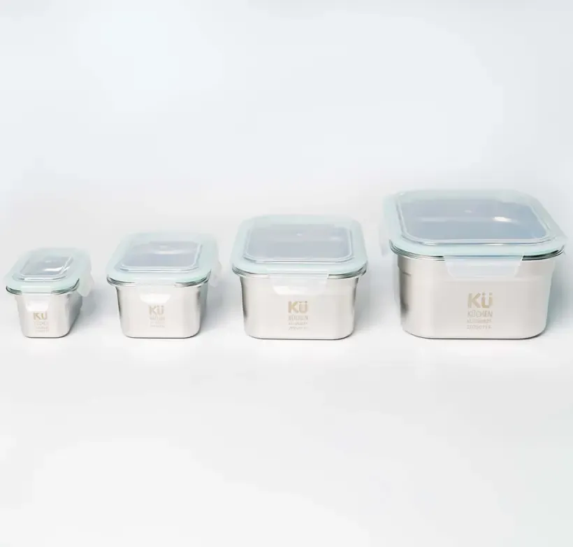 Cách vệ sinh hộp inox đựng thực phẩm KU SS0825 một cách dễ dàng