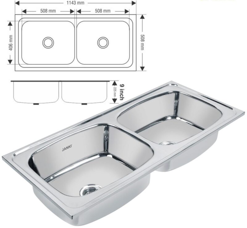 Chậu Rửa Inox 2 Hố: Lựa Chọn Hoàn Hảo Cho Căn Bếp Hiện Đại