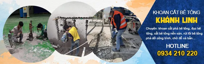 Hotline dịch vụ khoan cắt bê tông