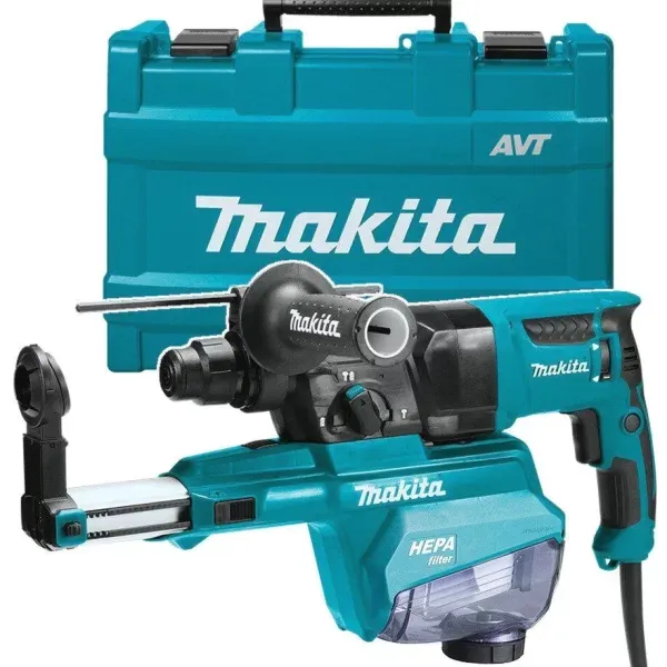 Máy khoan đa năng với hệ thống hút bụi HR2652