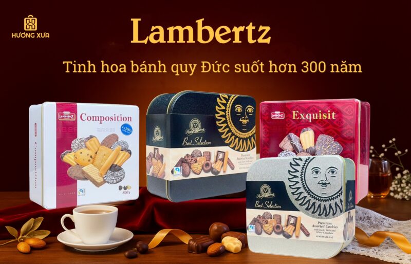 Bánh Hộp Sắt Nhập Khẩu: Tuyệt Phẩm Lambertz Exquisit Từ Đức Cho Mùa Lễ Hội