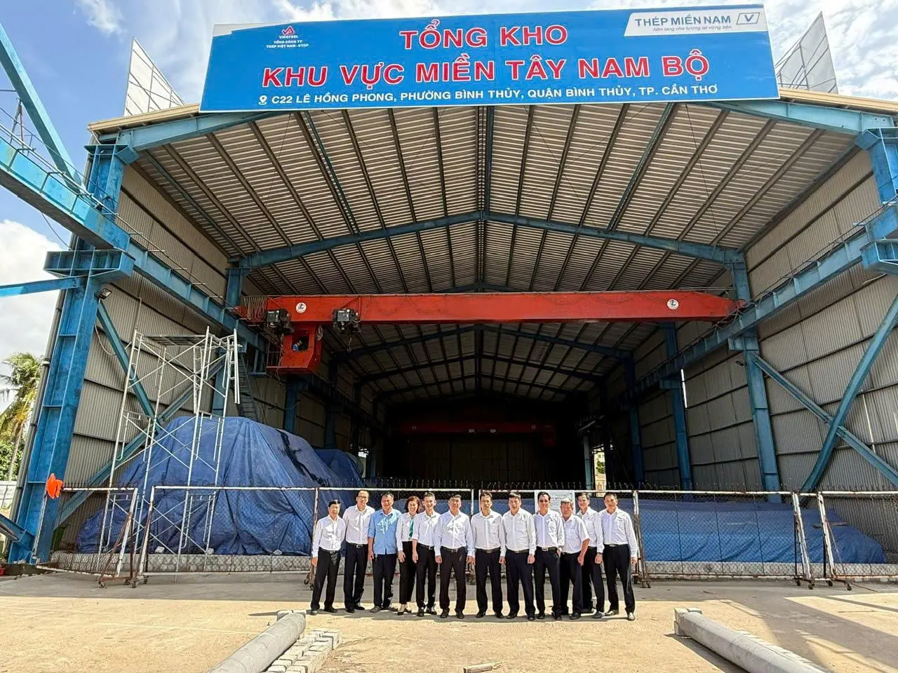 Cận cảnh kho Thép Miền Nam tại Cần Thơ