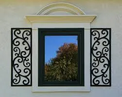 Mẫu song CNC laser kết hợp sắt hộp