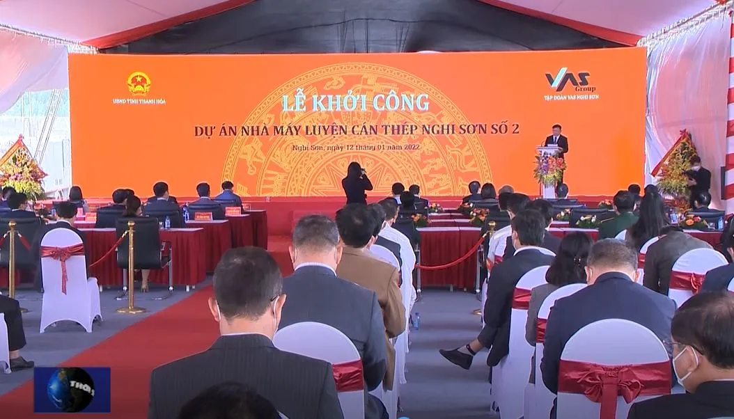 Đại diện lãnh đạo tham gia dự án thép Nghi Sơn