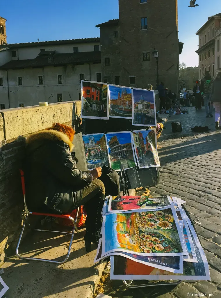 Sông Tiber thơ mộng chảy qua thành phố Rome cổ kính, chứng nhân lịch sử của nền văn minh la mã