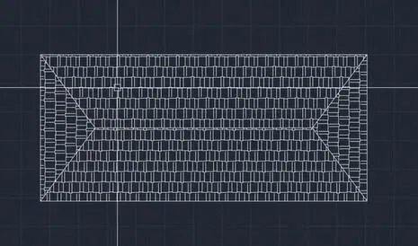 Mái ngói sau khi điều chỉnh góc