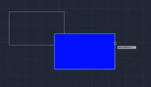 Tô vùng giao nhau bằng Select Objects