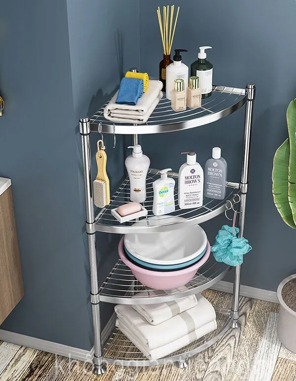 Kệ góc nhà tắm 3 tầng kgtn 011KNT006