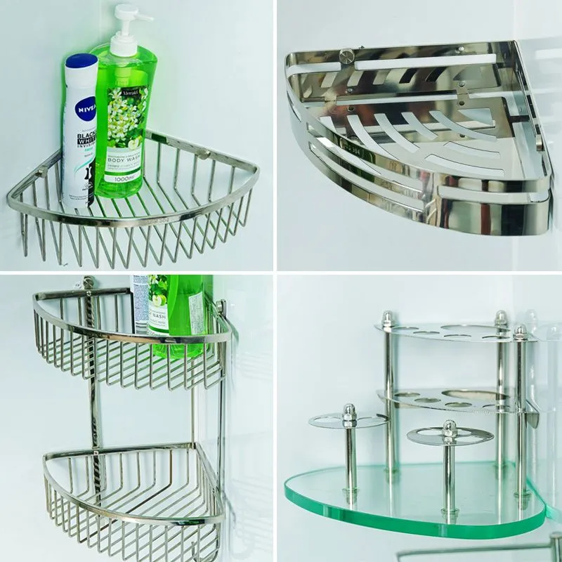 kệ góc nhà tắm inox 304 Kibath