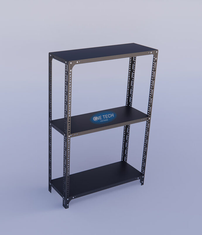 Kệ v lỗ đa năng 3 tầng đen