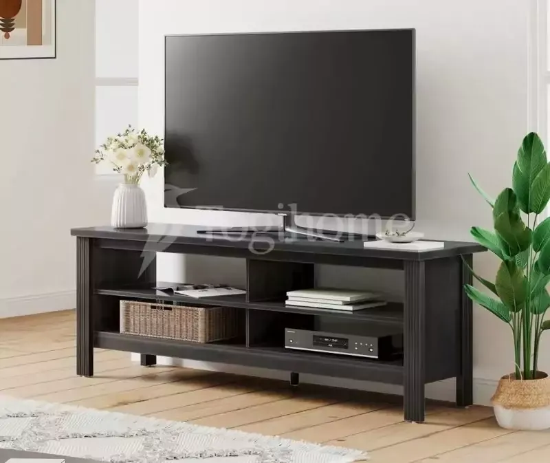 Kệ tivi khung sắt thiết kế đơn giản màu đen