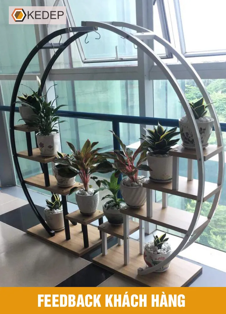 Kệ trang trí phòng khách KB14B