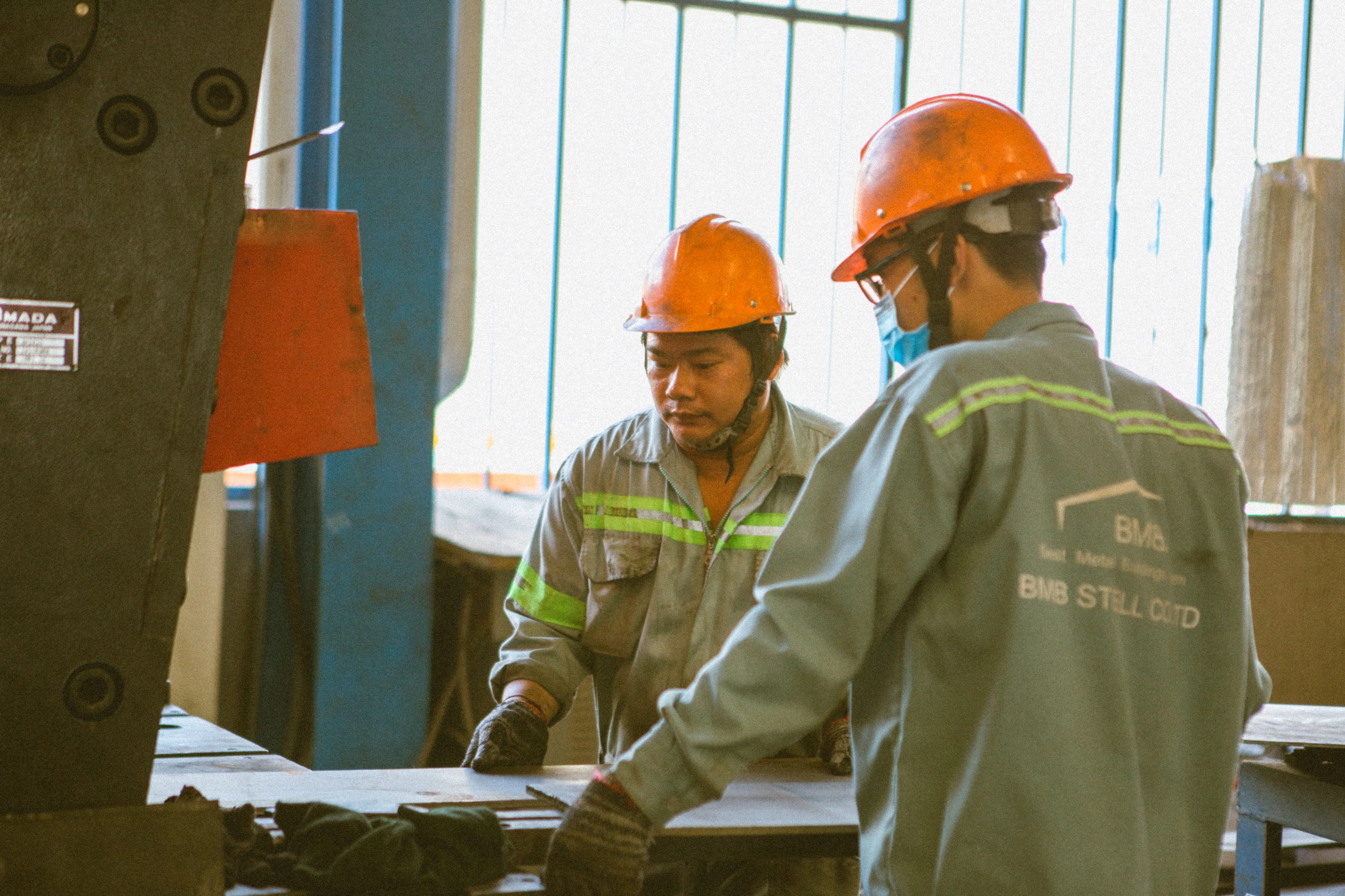 Quy trình sản xuất kết cấu thép BMB Steel