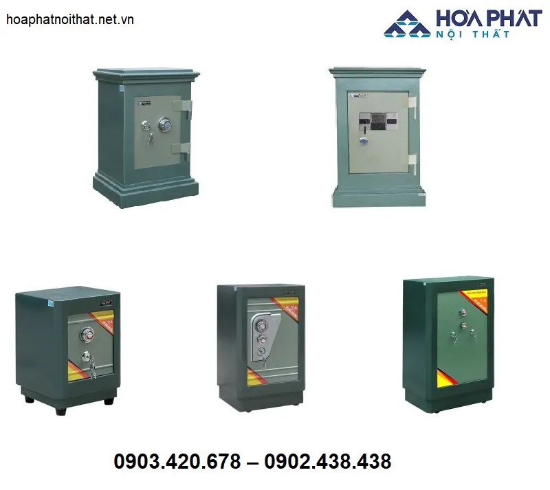 Két sắt an toàn Hòa Phát nổi bật với tính năng bảo mật cao và độ bền vượt trội.