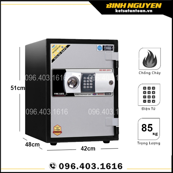 Két Sắt Solid SLS-52E Điện Tử Hàn Quốc: Bảo Vệ Tài Sản Thông Minh & Chống Trộm Hiệu Quả