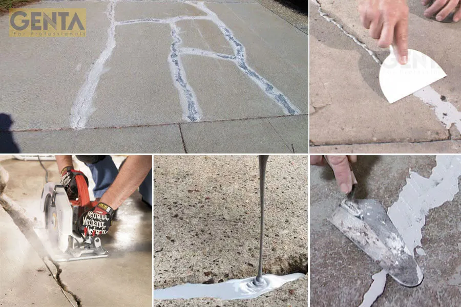 các phương pháp khắc phục vết nứt sàn bê tông