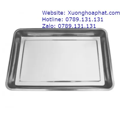 Khay inox chữ nhật đa năng