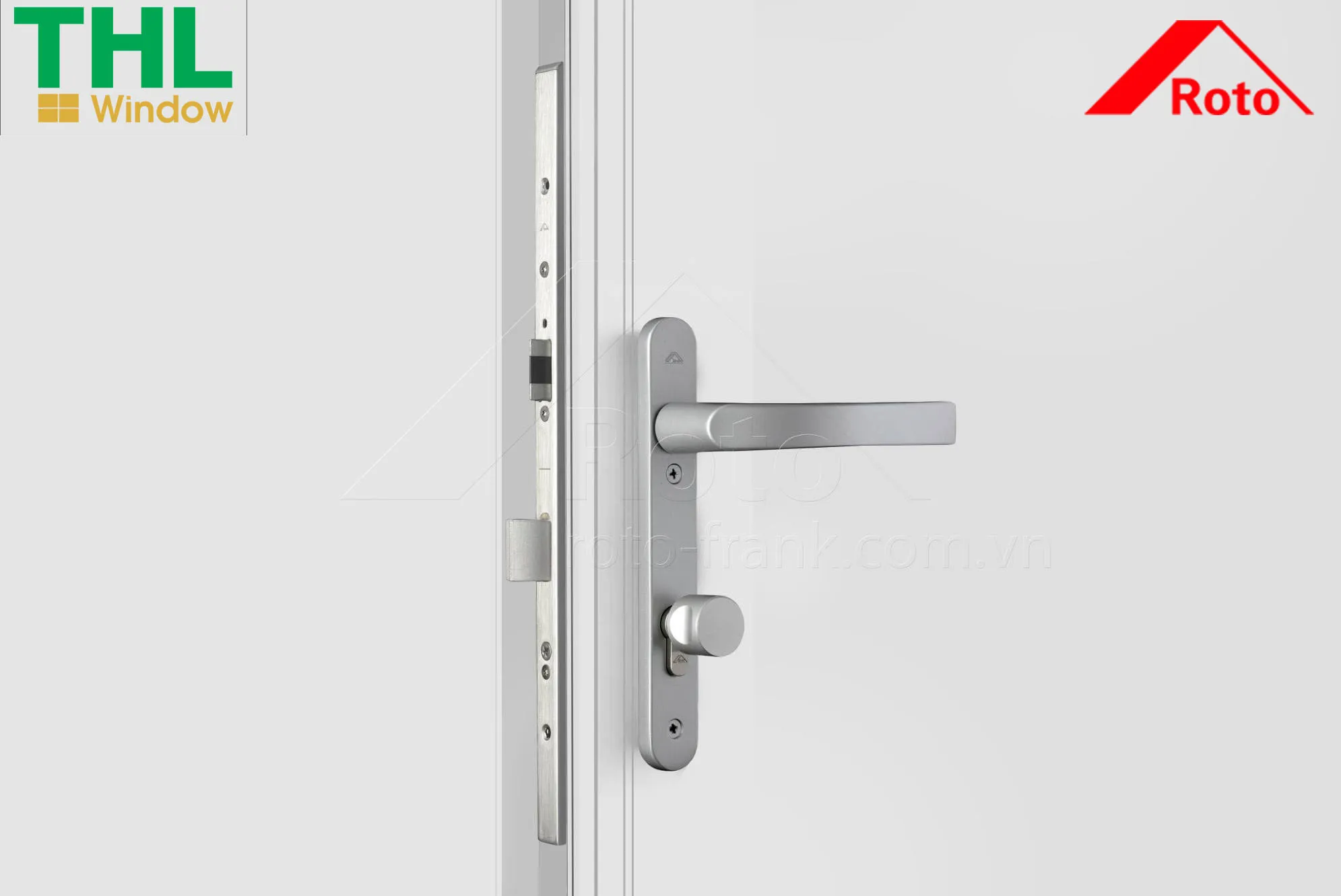 Khóa đa điểm lẫy gà roto lắp cho cửa nhôm xingfa