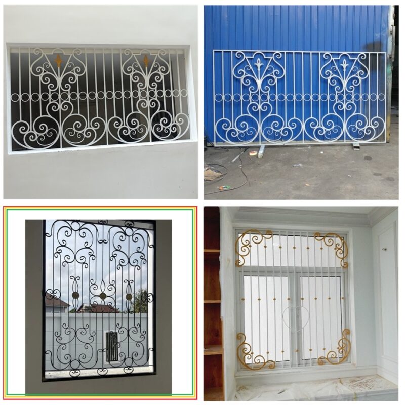 Khung Bảo Vệ Cửa Sổ Sắt Mỹ Thuật: Vẻ Đẹp Sang Trọng Cho Ngôi Nhà