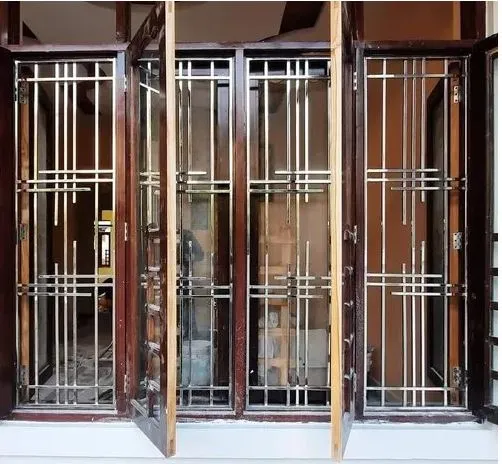 3.Khung cửa sổ inox mang phong cách hiện đại