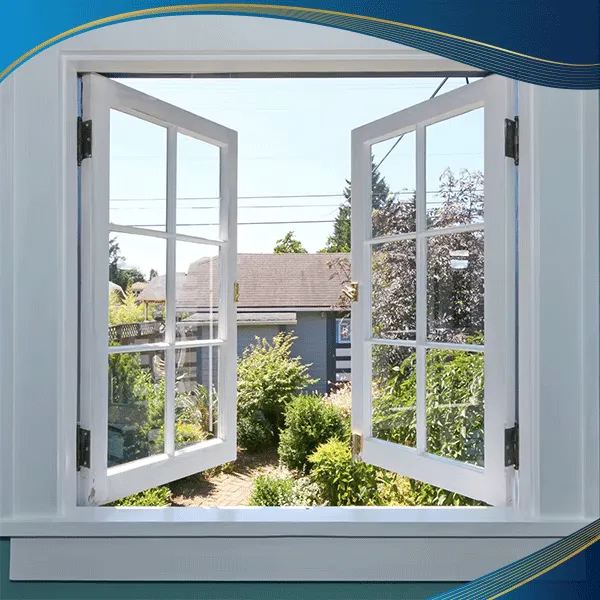 Kích thước cửa sổ mở quay 2 cánh thích hợp cho các căn nhà có diện tích diện tích lớn