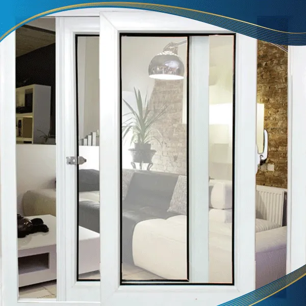 Cửa nhựa lõi thép mở trượt 2 cánh sử dụng phổ biến tại các tòa chung cư