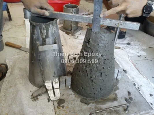 Kiểm tra độ sụt bê tông