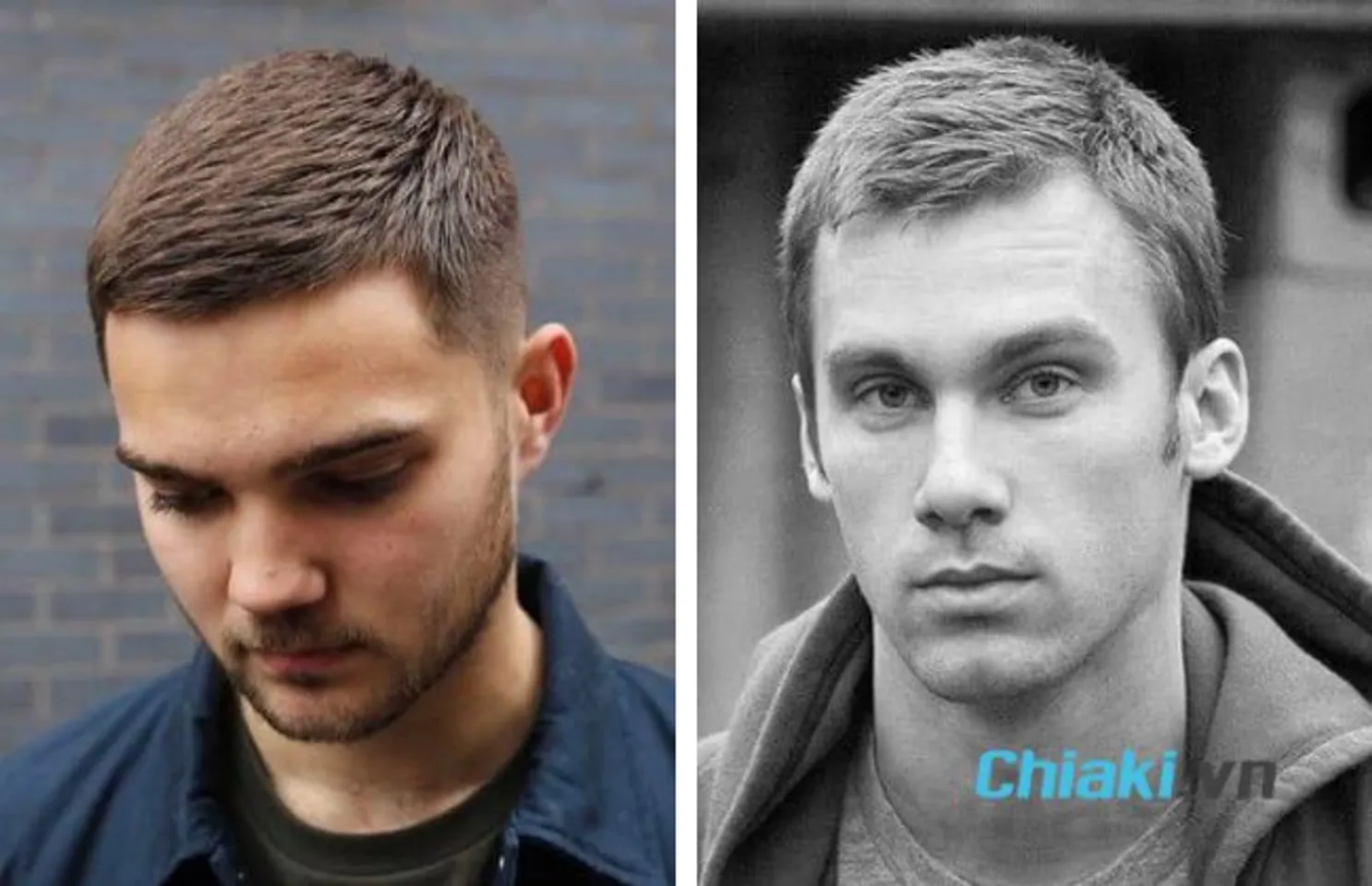 Ivy League tóc nam không vuốt, đơn giản và gọn gàng