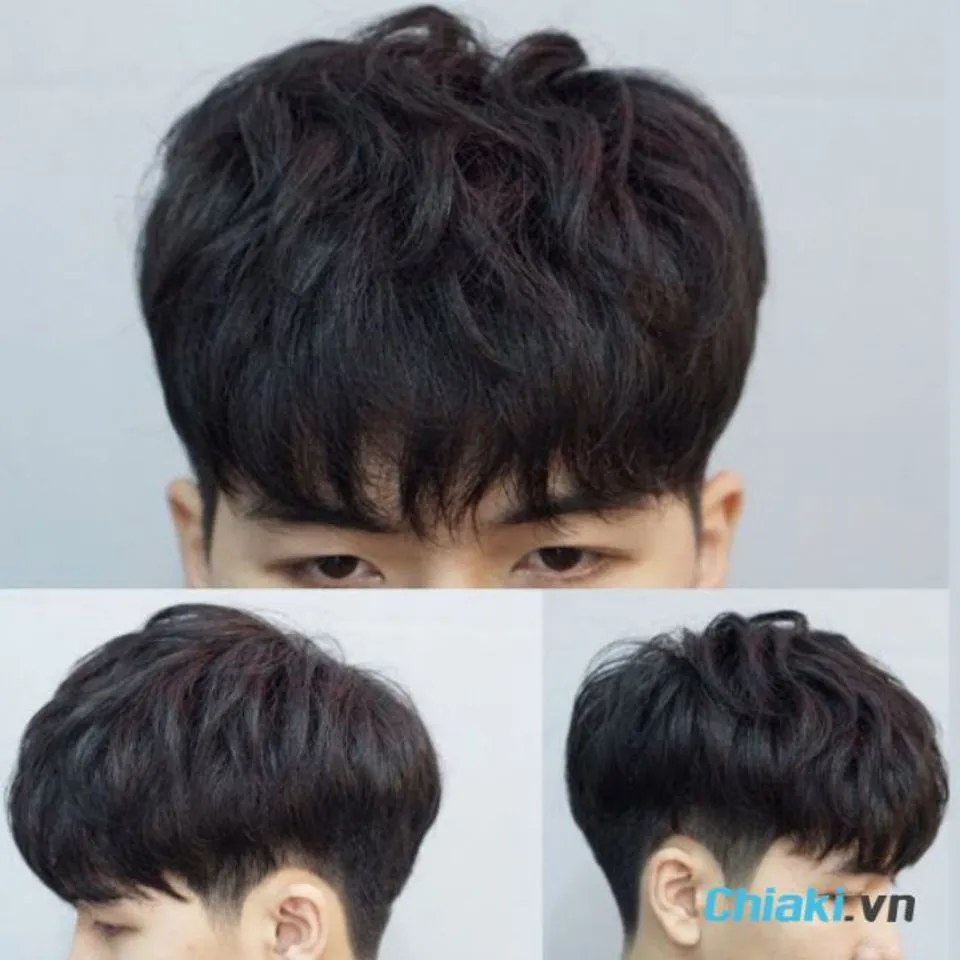 Kiểu tóc layer nam uốn phồng