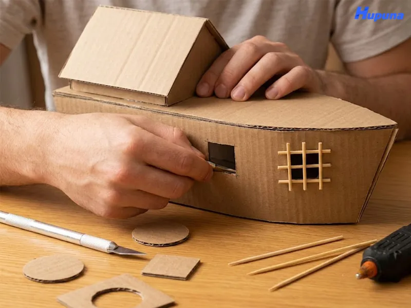 Làm mái và cửa sổ cho thuyền