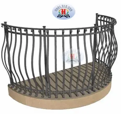 Lựa chọn chất liệu và hoàn thiện cho lan can ban công