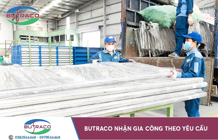 Lan can inox 304 cho công trình công nghiệp với độ bền cao