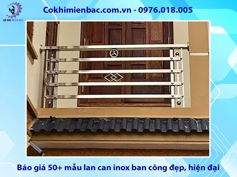 Báo giá 50+ mẫu lan can inox ban công đẹp, hiện đại năm 2025