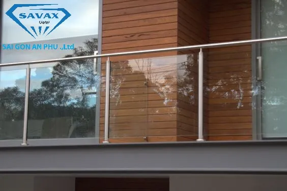 Lan can inox đơn giản