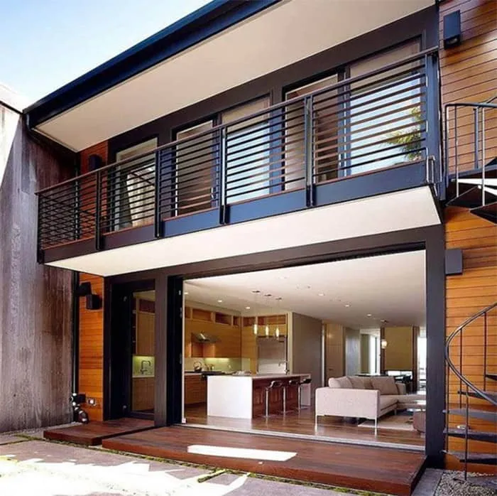 Lan can mặt tiền đơn giản đẹp