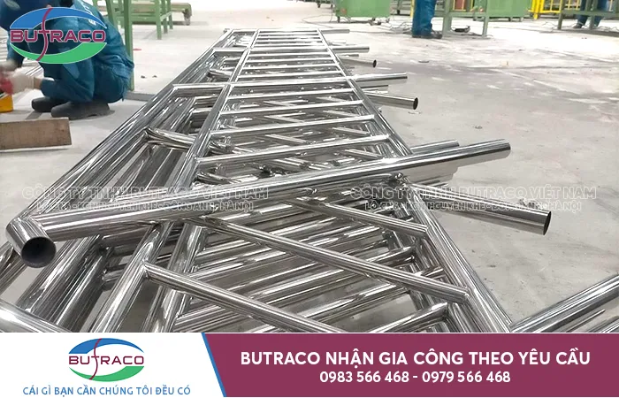 Quy trình gia công lan can thép tại Butraco