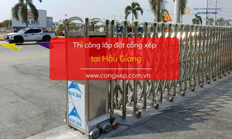 Cổng Xếp Inox Tự Động: Báo Giá, Mẫu Mã & Ưu Điểm Vượt Trội Từ An Thịnh Phát