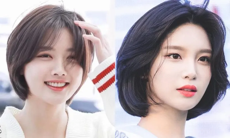 Tóc layer bob chia ngôi