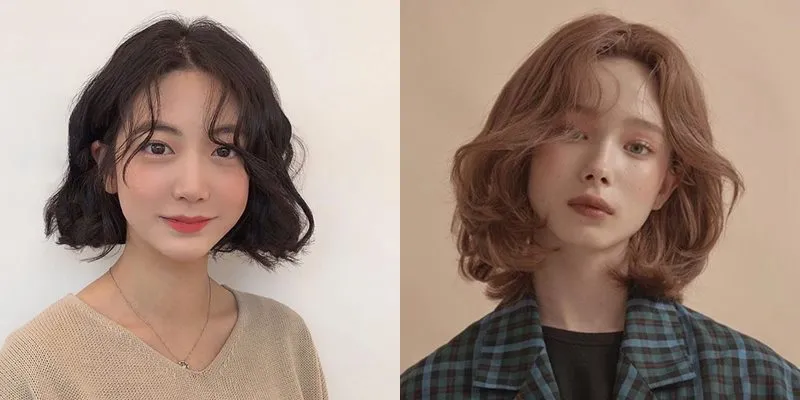 Tóc layer bob uốn sóng lơi