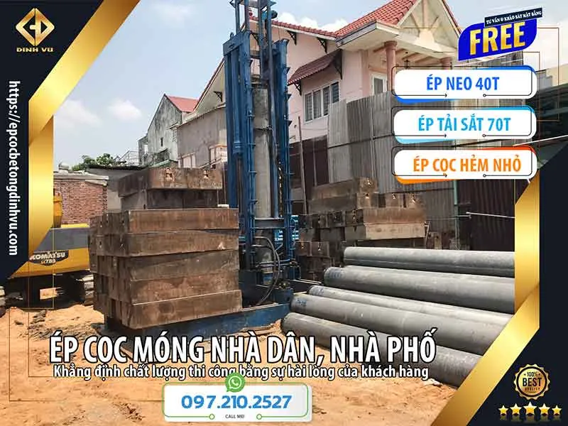 liên hệ ép cọc bê tông đình vũ