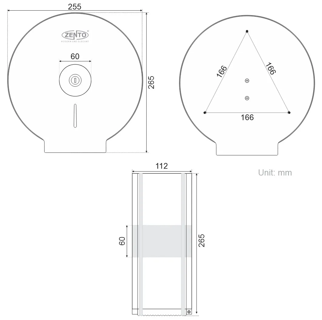 Thông số kỹ thuật hộp giấy vệ sinh HC1284