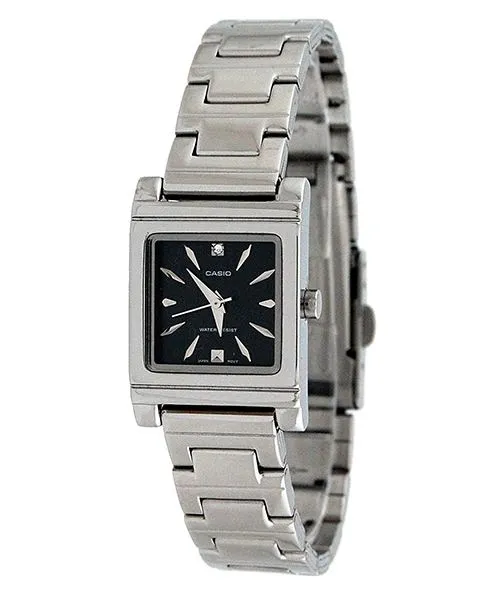Hình ảnh Đồng Hồ Nữ Casio LTP-1237D-1A2DF Dây Inox Mặt Vuông Pin Quartz SHOPDONGHO.com