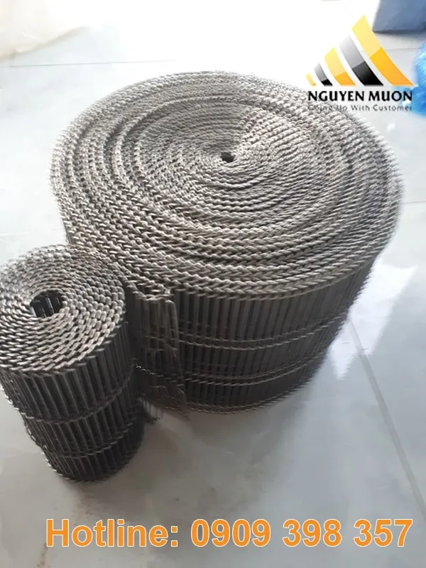 Lưới băng tải inox 201-304-316 cho nhiều ứng dụng