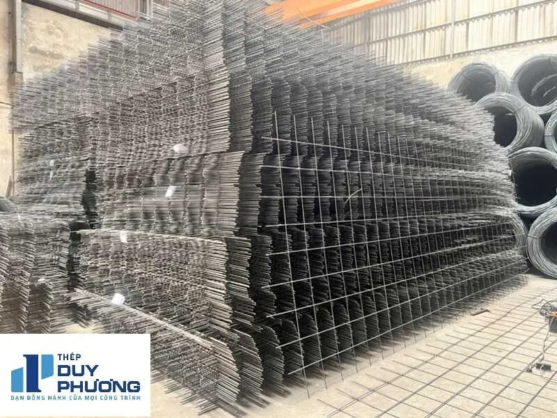 Lưới hàn d6, d8 đổ bê tông nhà xưởng