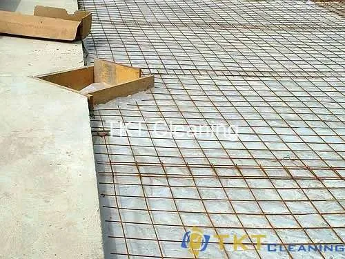 Lưới thép đan thi công sàn bê tông